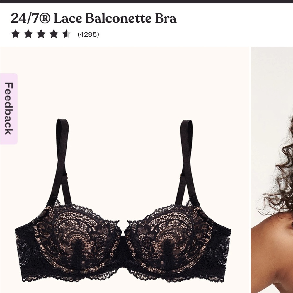 Third Love Lace Balconette Bra - 32G